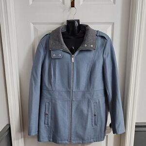 Kenneth Cole New York Blue Pea Coat